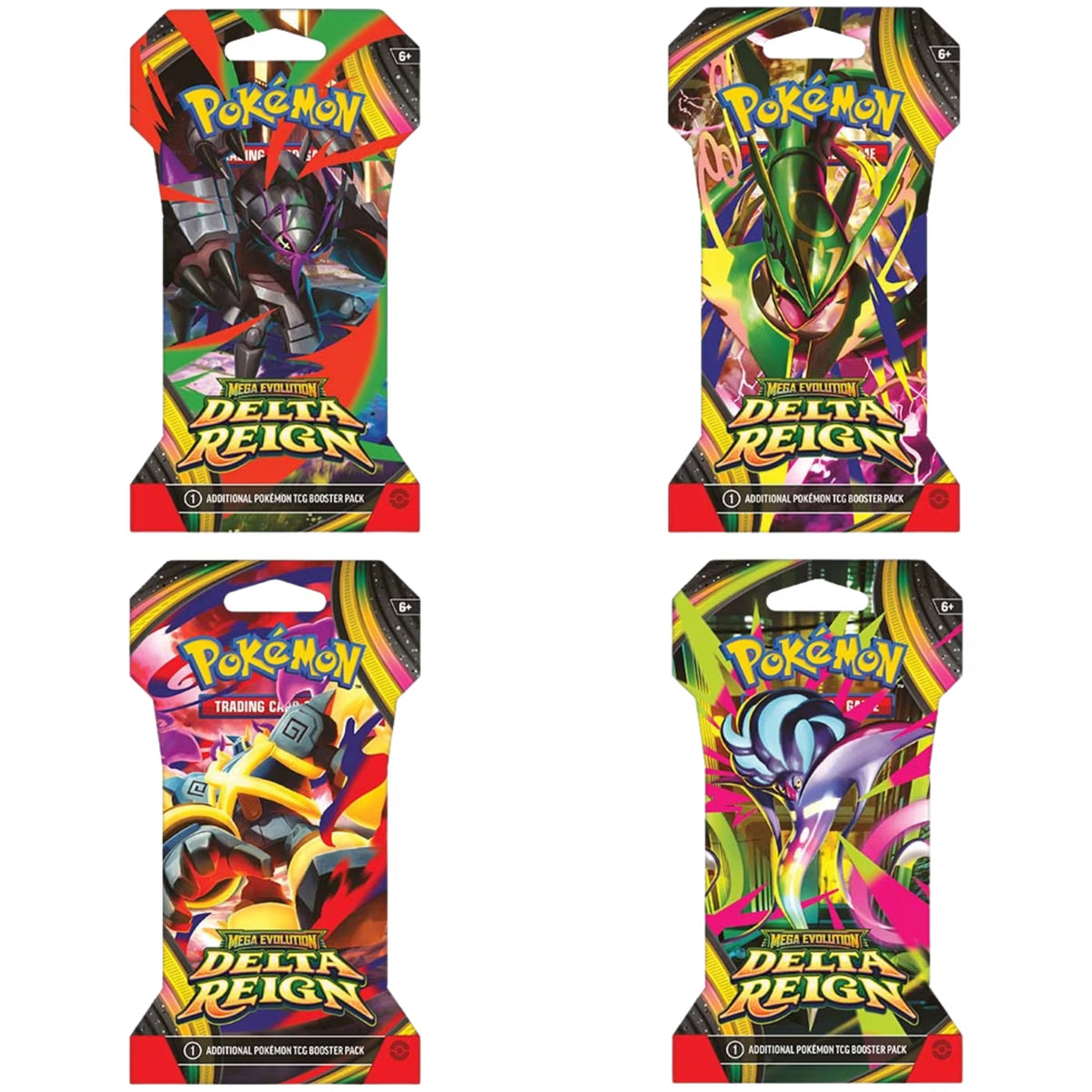 PRE-ORDER Pokémon TCG: Mega Evolution - Delta Reign Sleeved Booster Pack (Assorted)
