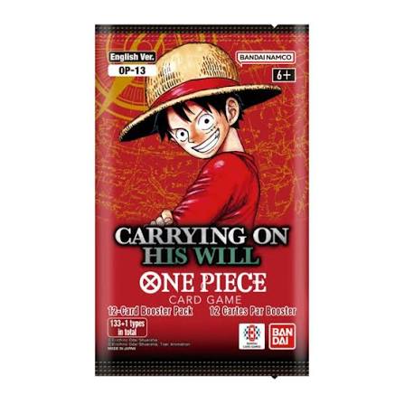 BANDAI ONE Piece Card Game Inherited Will (OP-13) (Box) Pack of 24