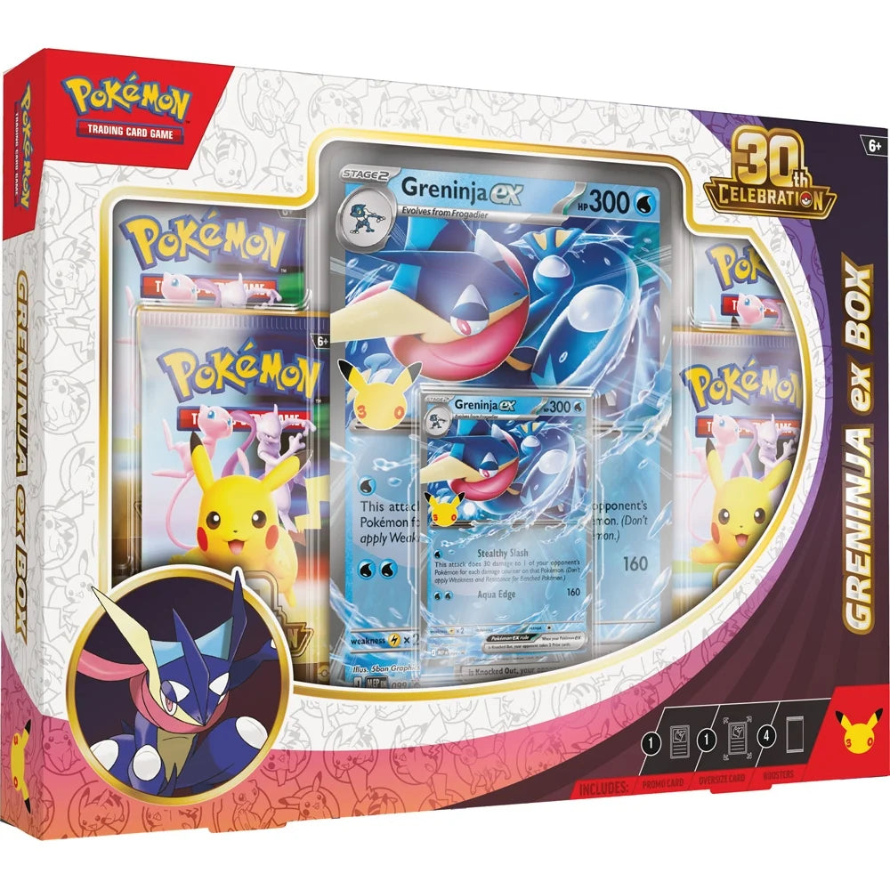 Pokemon TCG 30th Celebration Sylveon ex Box / Greninja ex Box (Random Select)