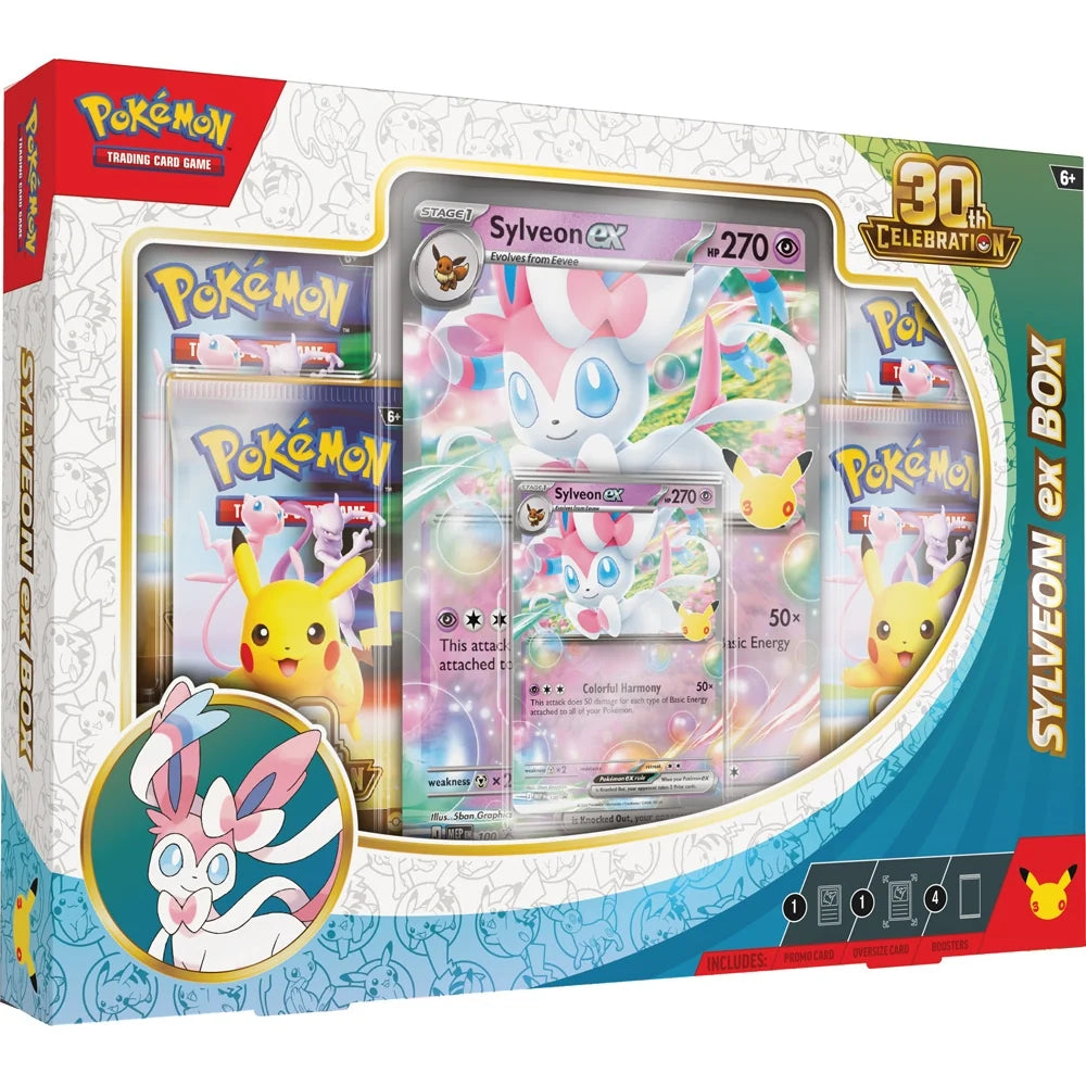 Pokemon TCG 30th Celebration Sylveon ex Box / Greninja ex Box (Random Select)